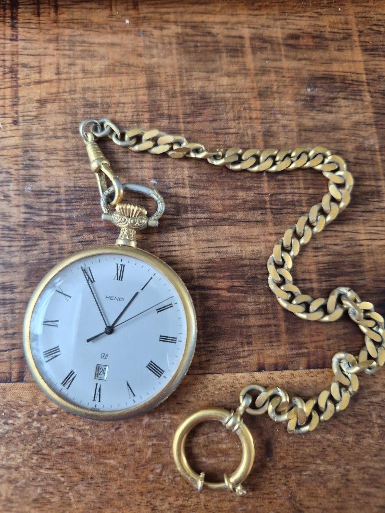 Zak horloge, Overige merken, Zakhorloge, Goud, Verguld