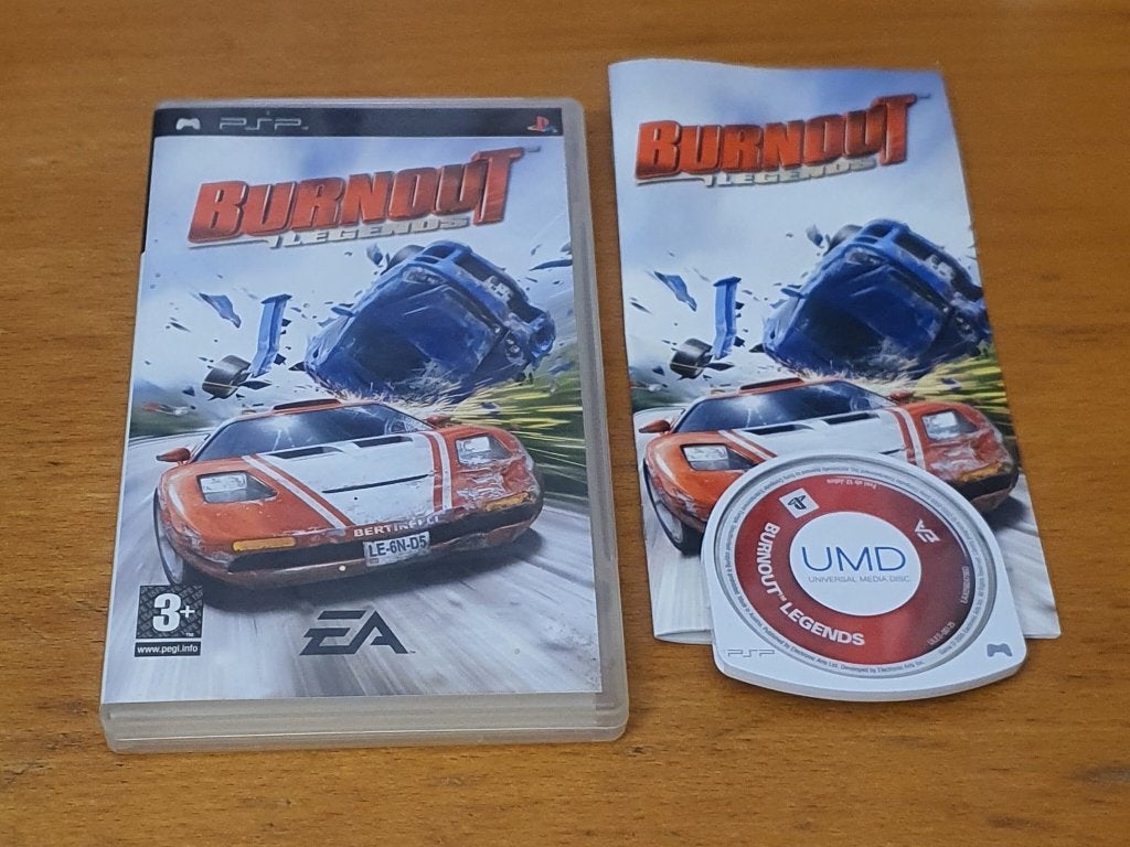 PSP | Burnout Legends, Gebruikt, 1 speler, Racen en Vliegen, Ophalen of Verzenden