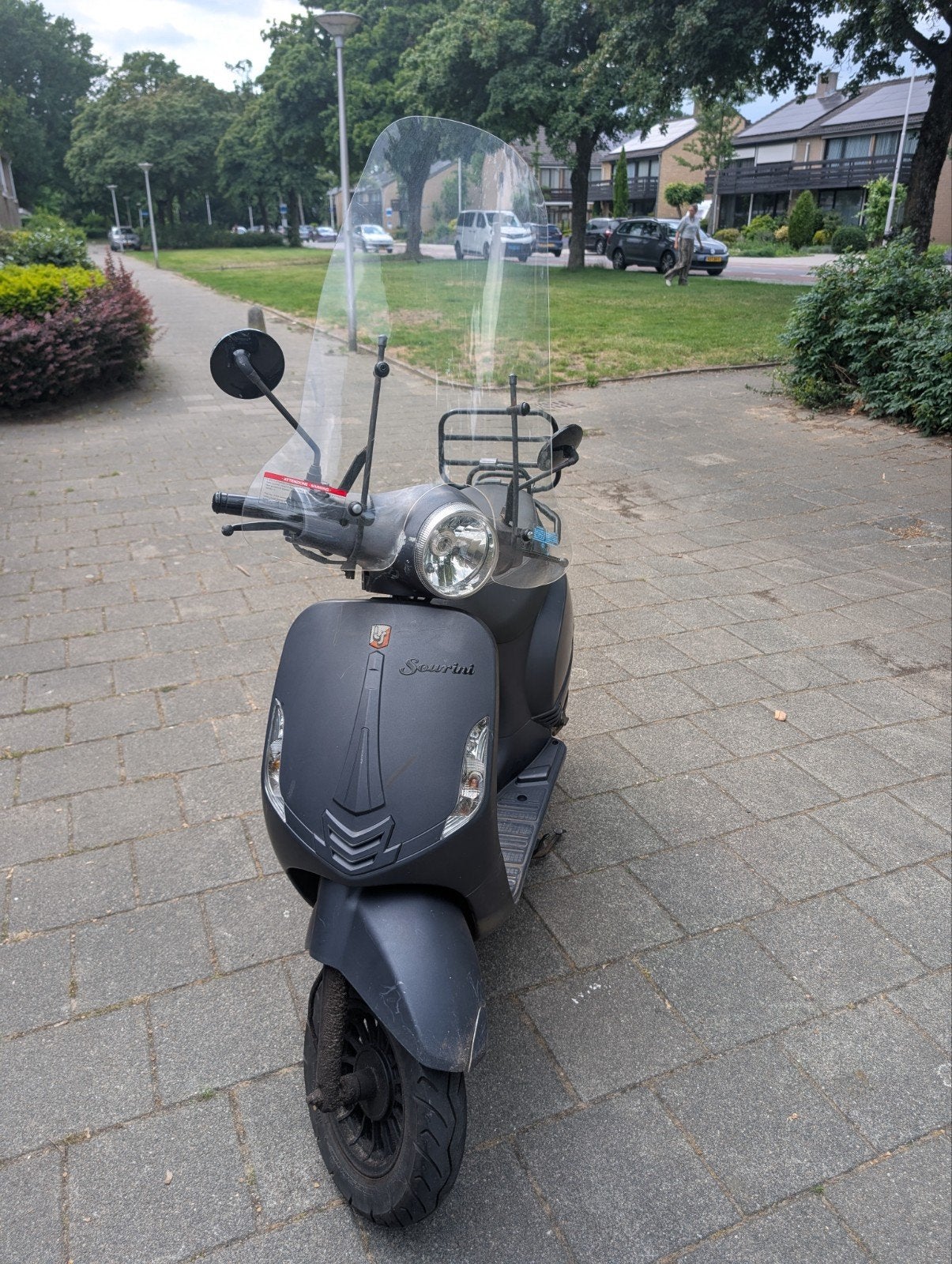 La Souris Sourini Scooter - Mat Zwart met Windscherm, Ophalen, Gebruikt, Benzine, Overige merken