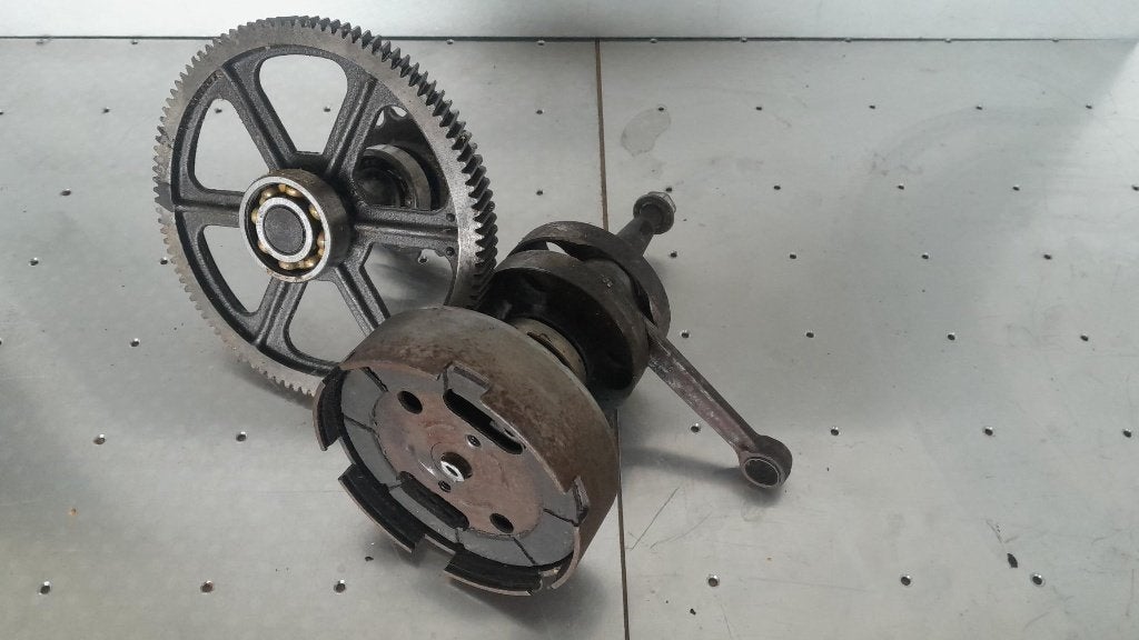 Puch Maxi motorinhoud 4 gelagerd, Ophalen, Gebruikt