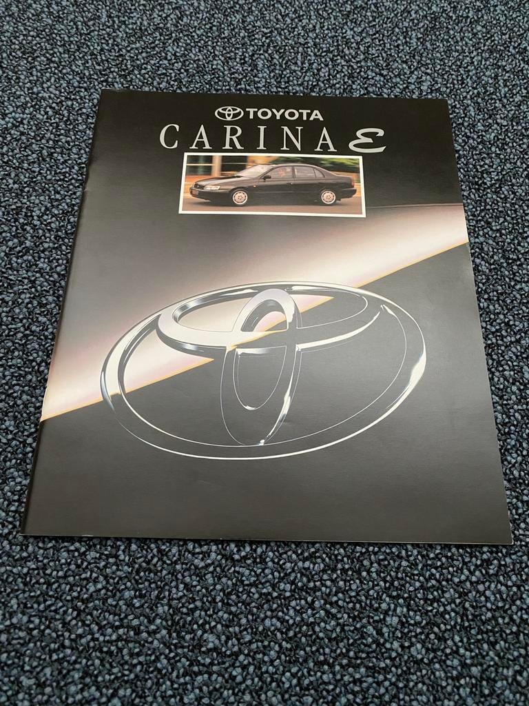 Toyota Carina E autofolder (maart 1993), Ophalen of Verzenden, Zo goed als nieuw, Toyota