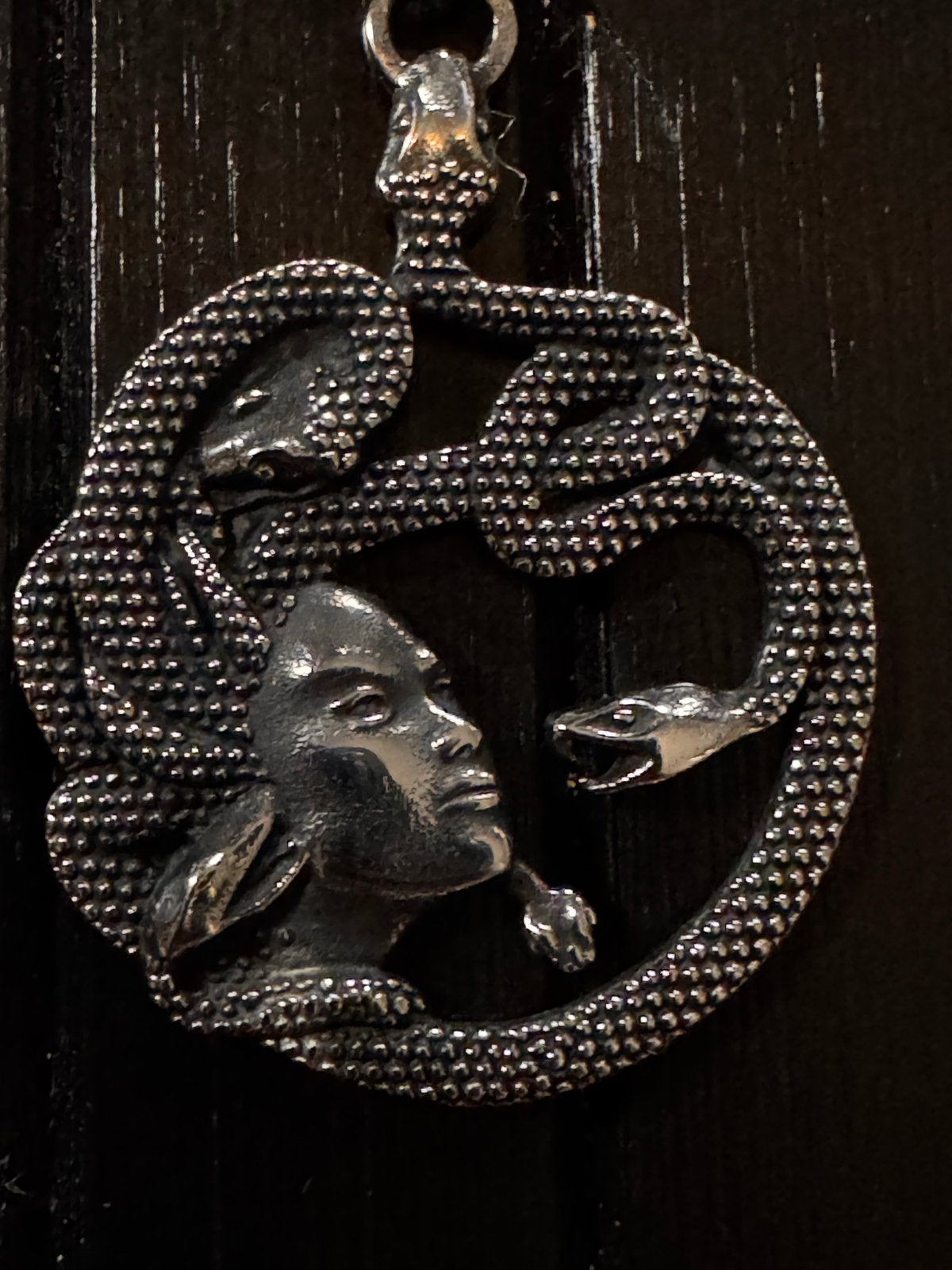 Hele gave Medusa ketting - 35cm, Nieuw, Ophalen of Verzenden, Zilver, Overige materialen