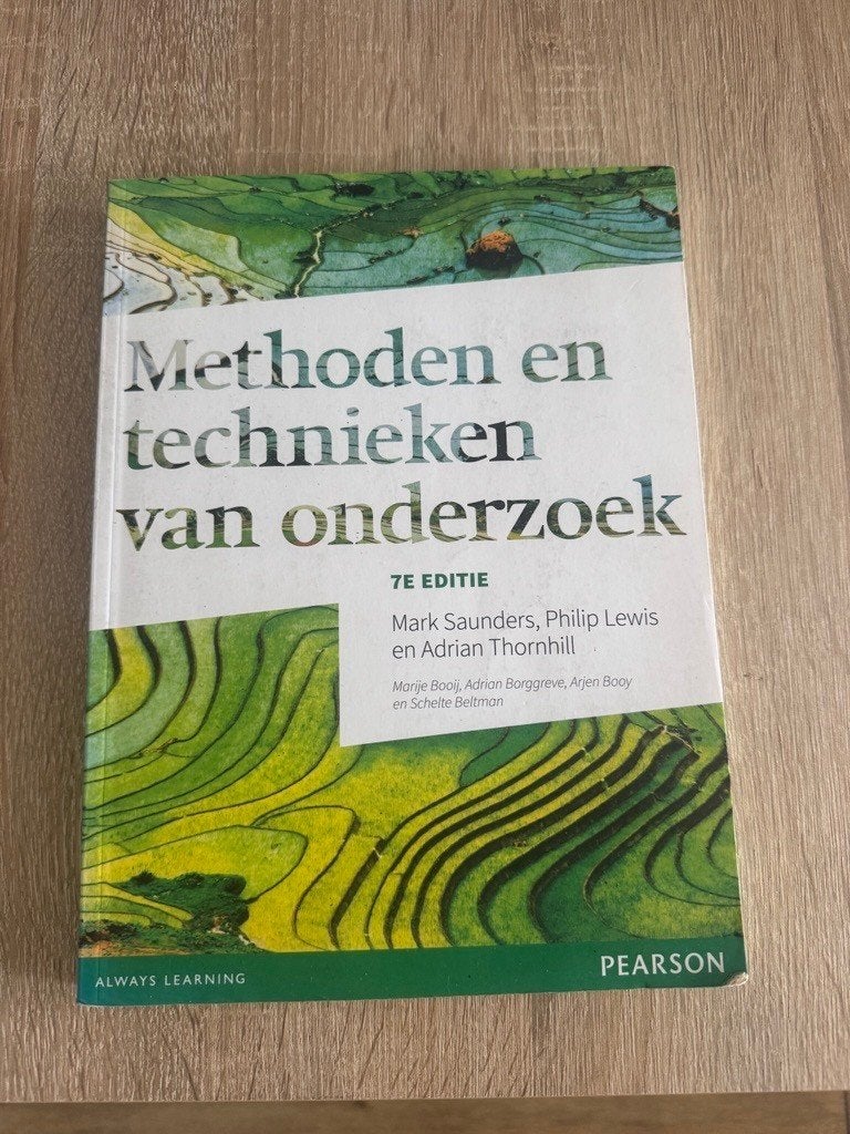 Methoden en technieken van onderzoek - Saunders, Lewis, Ophalen of Verzenden, Zo goed als nieuw, Overige niveaus, Pearson