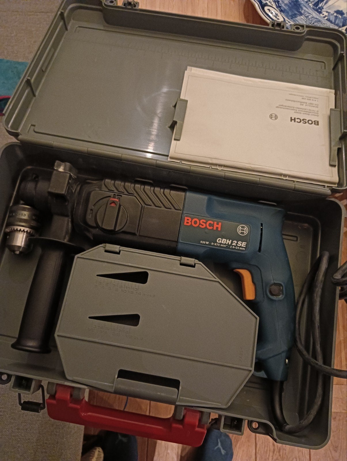 Bosch GBH 2 SE Boorhamer - 620W - Zo goed als nieuw, Ophalen of Verzenden, Zo goed als nieuw, 600 watt of meer, Boor- en/of Breekhamer
