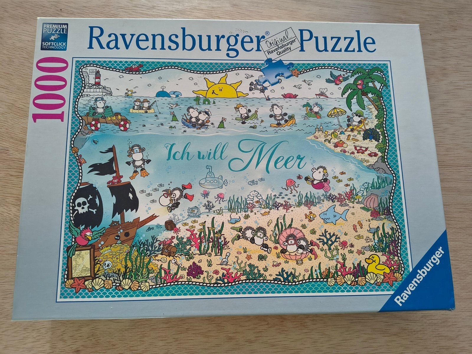 Puzzel 1000 stukjes, Ophalen, 500 t/m 1500 stukjes, Zo goed als nieuw