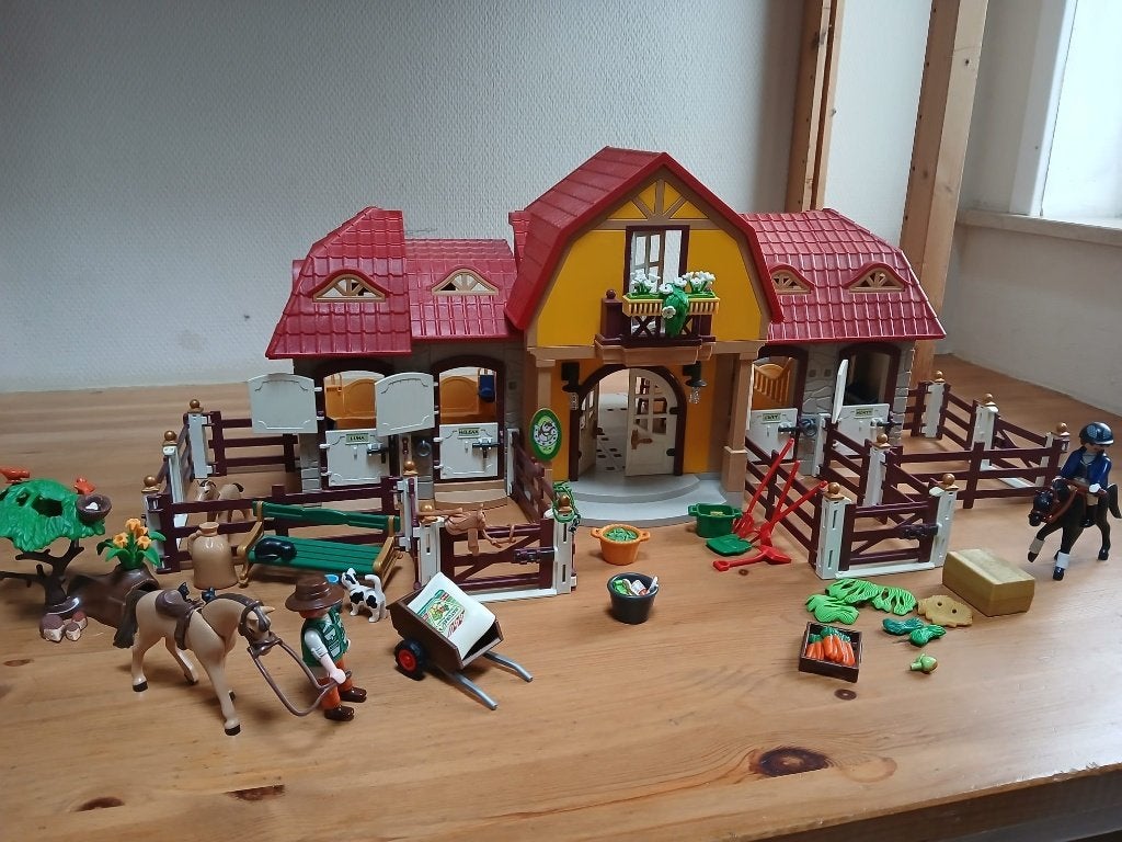 playmobil 5221 grote paardenranch, Gebruikt, Complete set, Overige typen, Ophalen of Verzenden