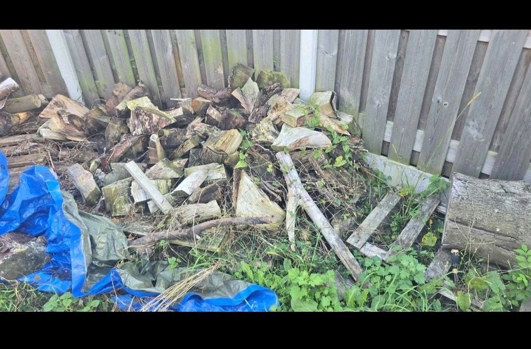 gratis vuurkorf hout, en wat pallets, Ophalen, Gebruikt
