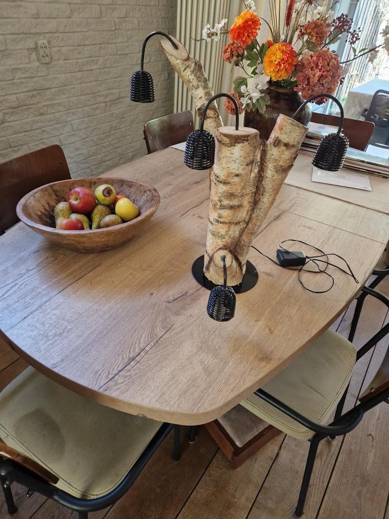 Excentrieke designlamp, Ophalen