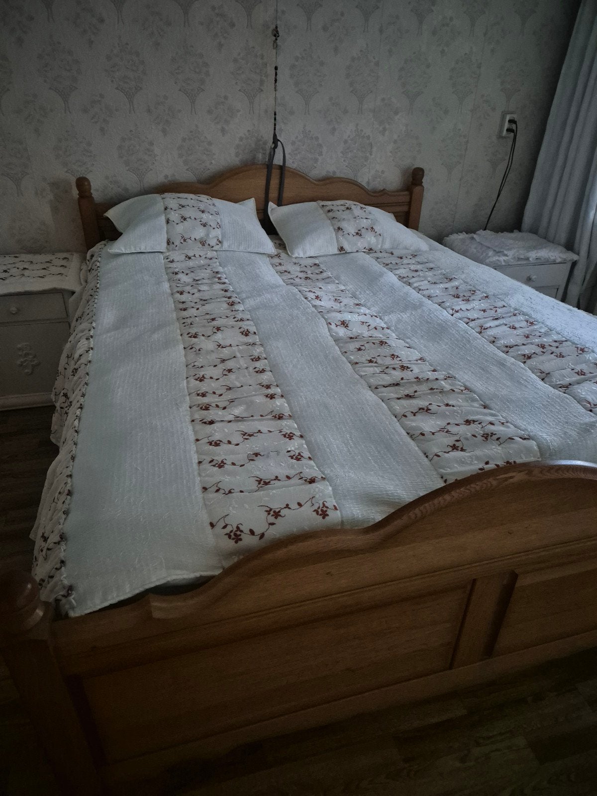 prachtig nieuw sprei met 2 kussen, Huis en Inrichting, Ophalen of Verzenden, Gebruikt, Tweepersoons, Klassiek, Landelijk
