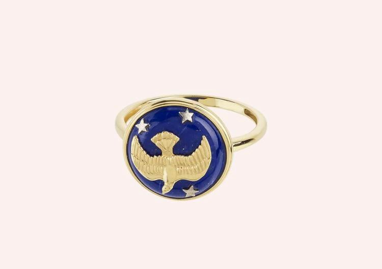 gezocht: anna nina x romy boomsma love bird ring goud, Ophalen of Verzenden, Dame, Goud, Kleiner dan 17
