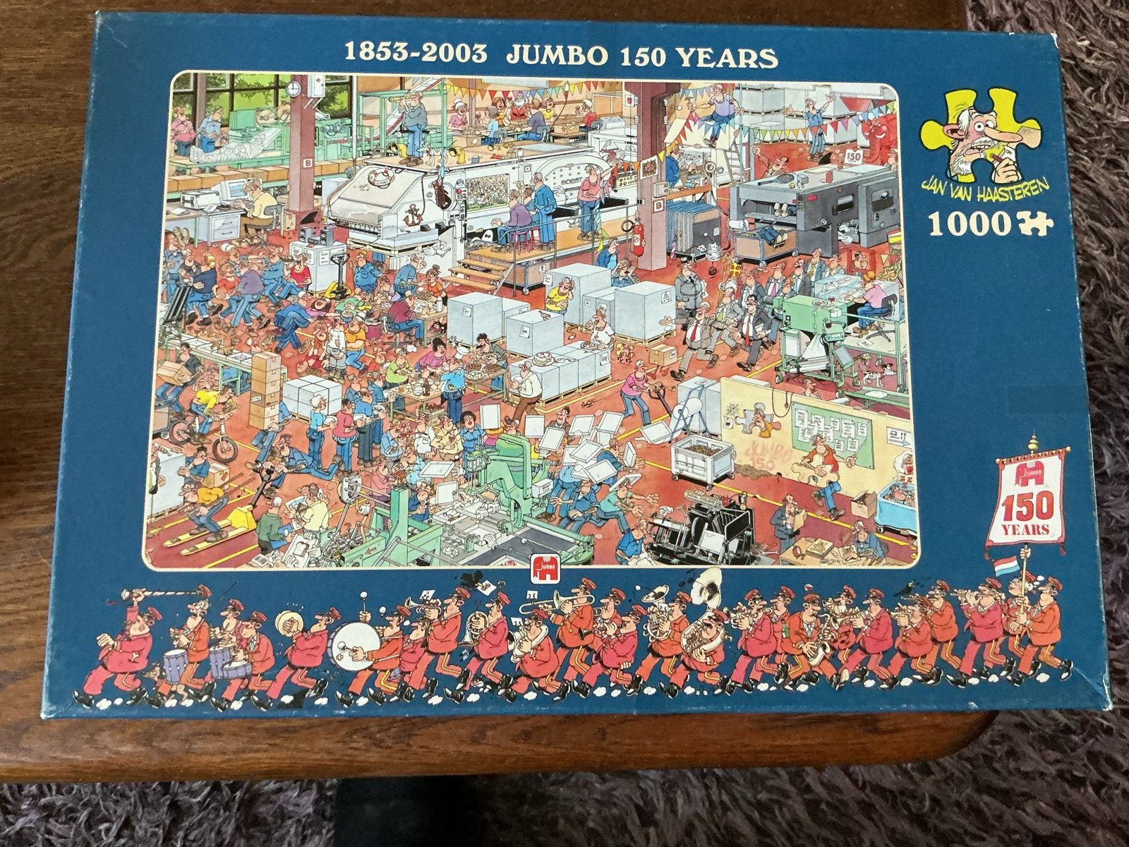 Jan van Haasteren Jumbo 150 Jaar Puzzel 1000 Stukjes, Ophalen of Verzenden, 500 t/m 1500 stukjes, Gebruikt, Legpuzzel