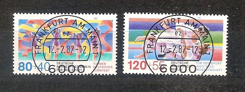 Sport-39 Berlin 777-778, Ophalen of Verzenden, Gestempeld, Sport