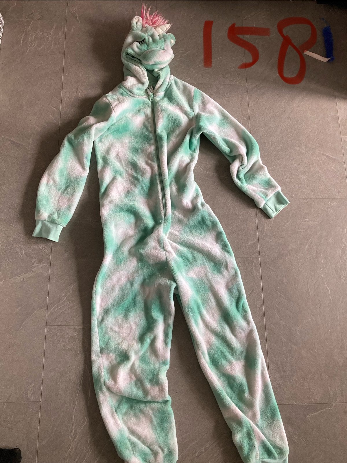 Onesie maat 158 unicorn eenhoorn, Ophalen of Verzenden, Zo goed als nieuw, Meisje