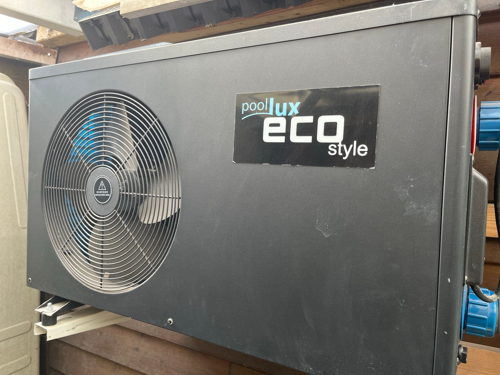 Poollux ECO Style zwembad warmtepomp 7.5kW, Tuin en Terras, Zwembaden, Ophalen, Gebruikt, Minder dan 80 cm, Overige typen