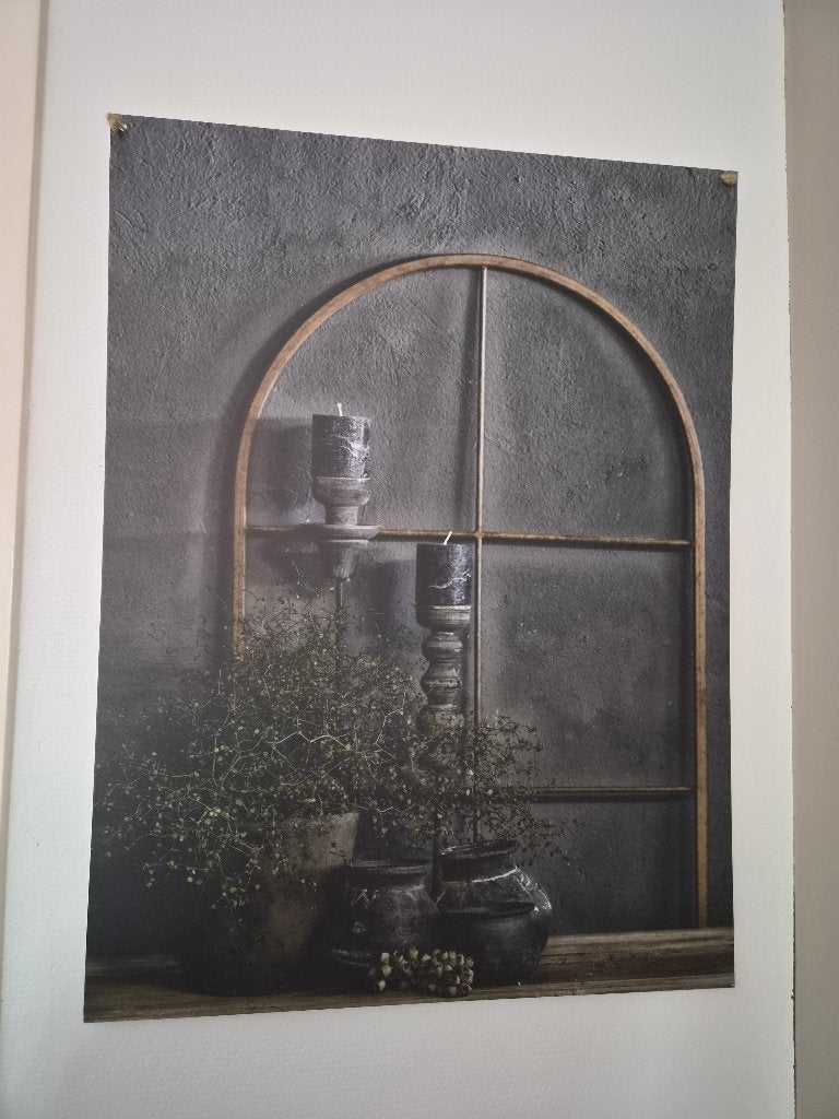 Landelijke afbeelding schilderij, Huis en Inrichting, Woonaccessoires | Schilderijen, Tekeningen en Foto's, Gebruikt, Ophalen of Verzenden
