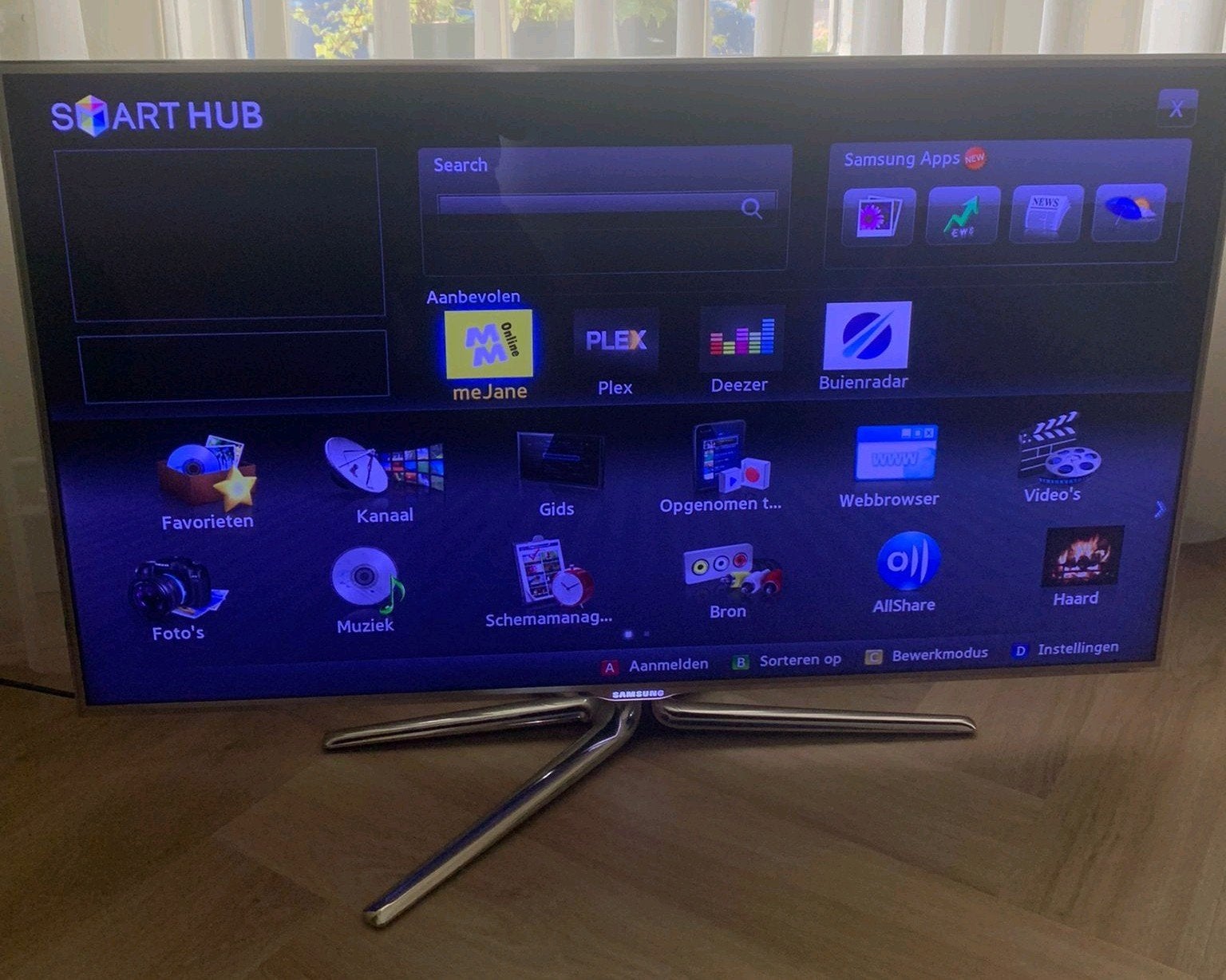 Samsung smart Tv beelt  kwaliteit slecht geworden hıj werkt, Ophalen, 100 cm of meer, 50 Hz, Samsung