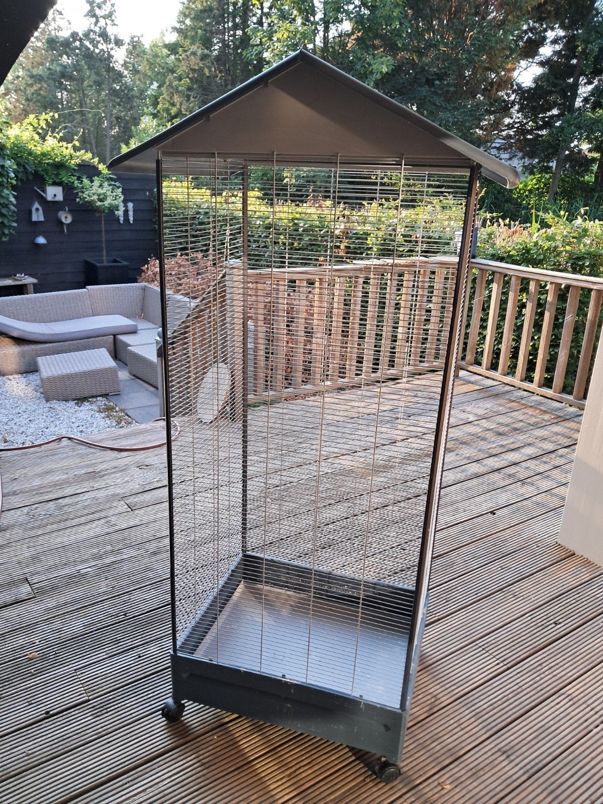Grote vogelkooi voor parkieten, valkparkieten, Ophalen, Metaal, Vogelkooi