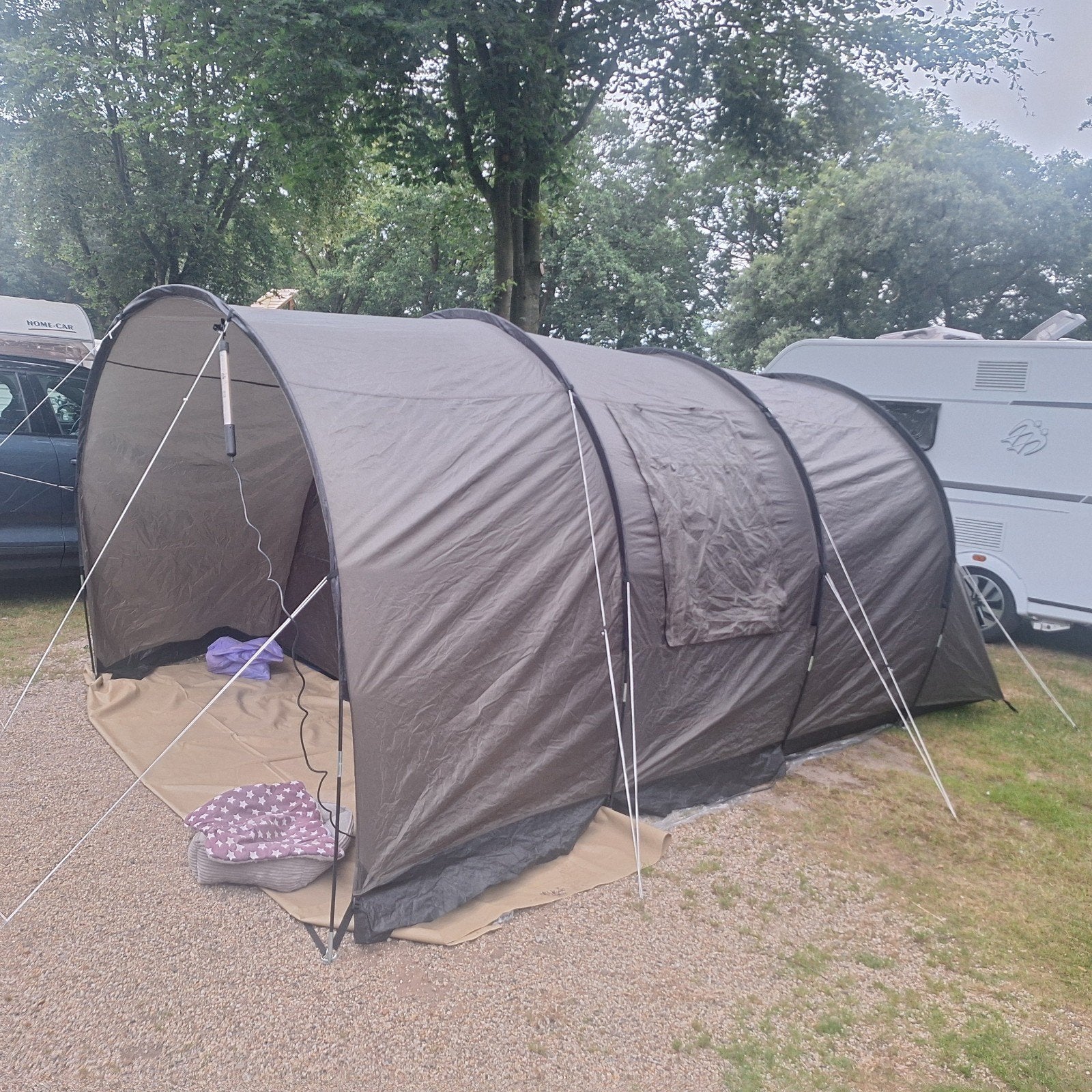 tunnel tent 4 persoons, Caravans en Kamperen, Tenten, Ophalen, Gebruikt, Tot en met 4