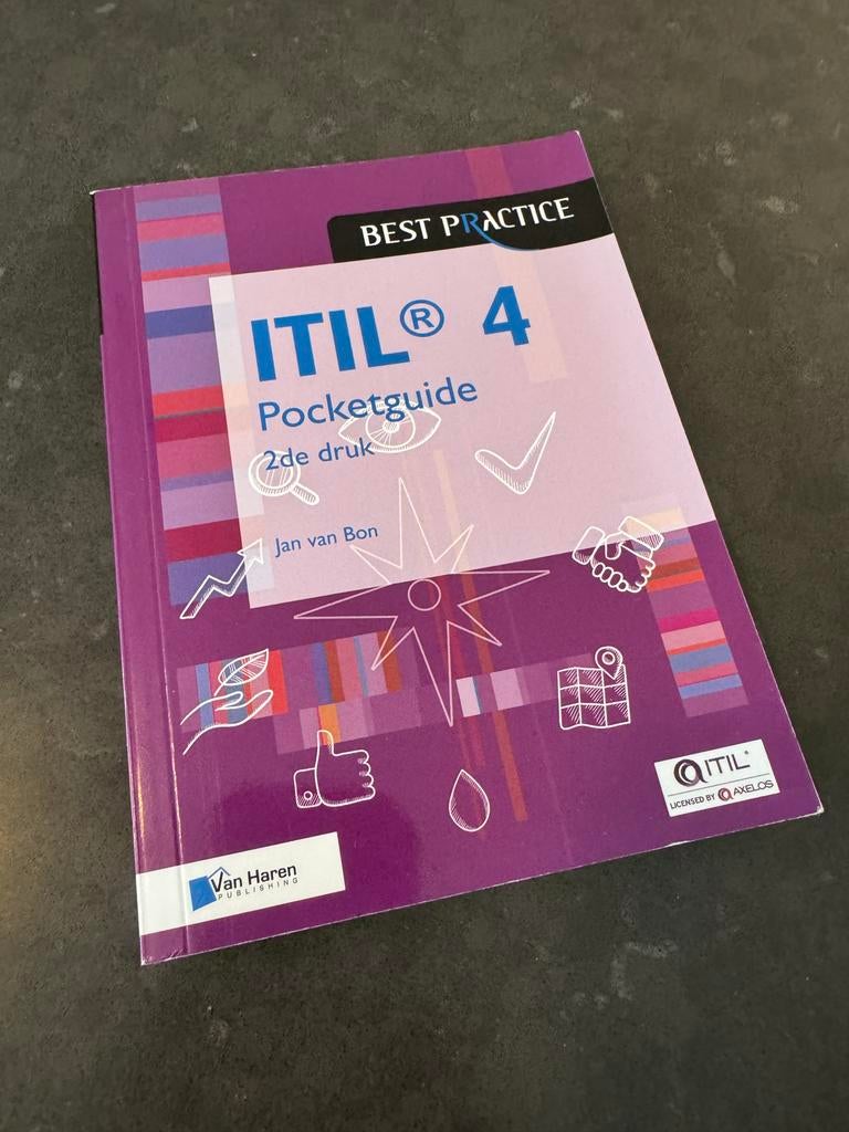 ITIL 4 Pocketguide 2e druk - Jan van Bon, Ophalen of Verzenden, Gamma, Zo goed als nieuw, HBO