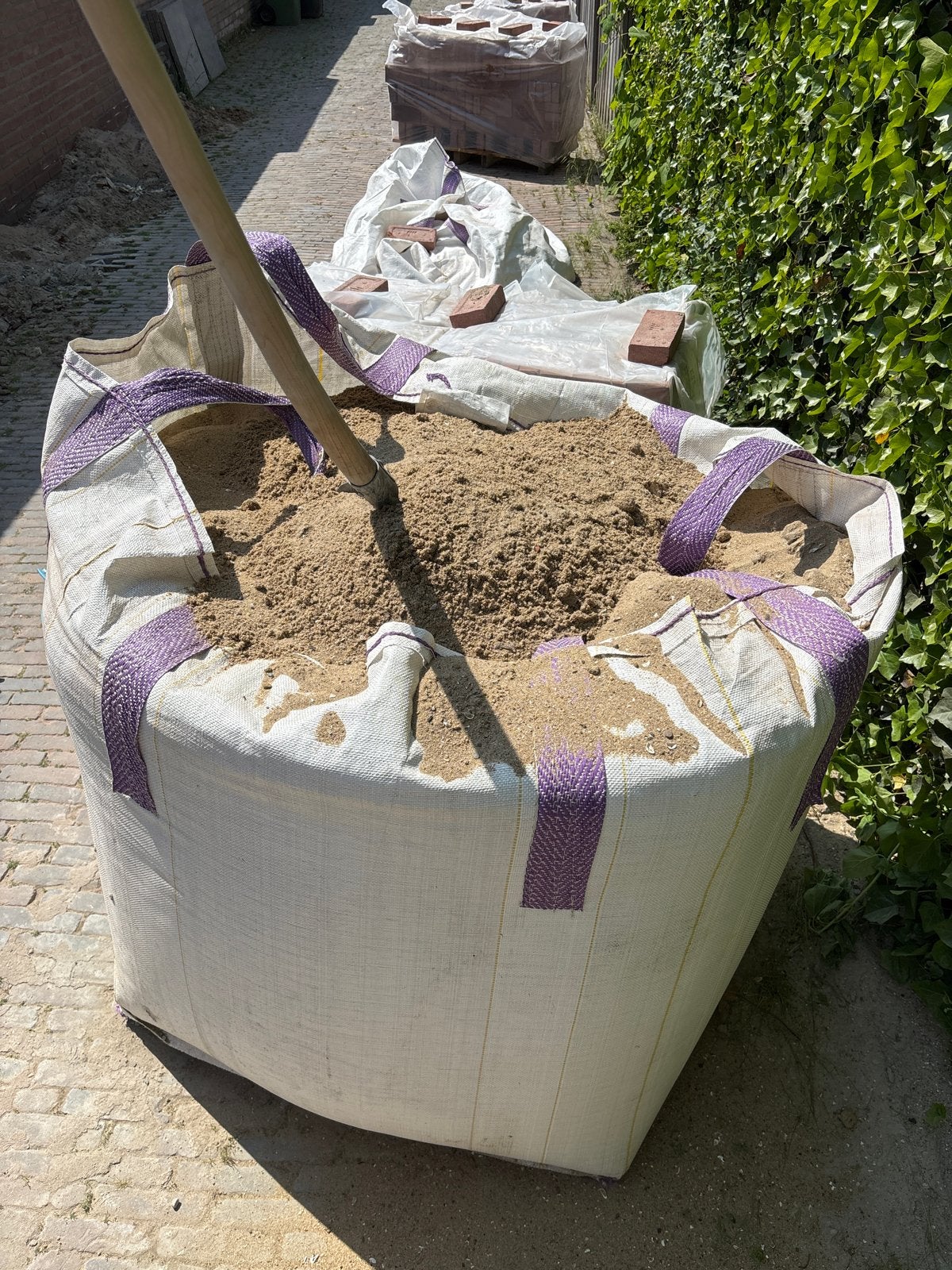 GRATIS Big Bag metselzand, Ophalen, Gebruikt, Straatzand