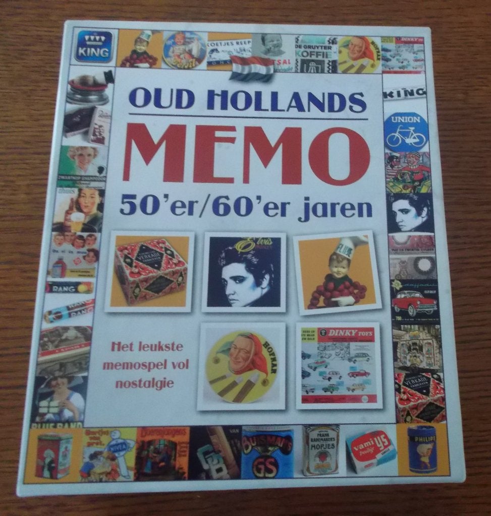 Oud Hollands Memo 50'er / 60'er jaren / King, Een of twee spelers, Ophalen, Nieuw, King
