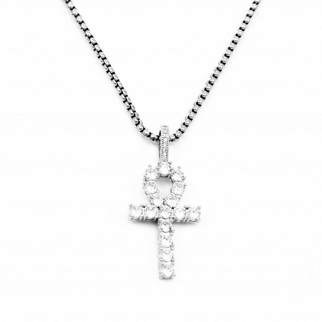 60cm x 3mm Jasseron Ketting Egyptische Kruis Ankh Hanger, Overige materialen, Birgitta-Gracht 33, 6465 EL Kerkrade, Nederland