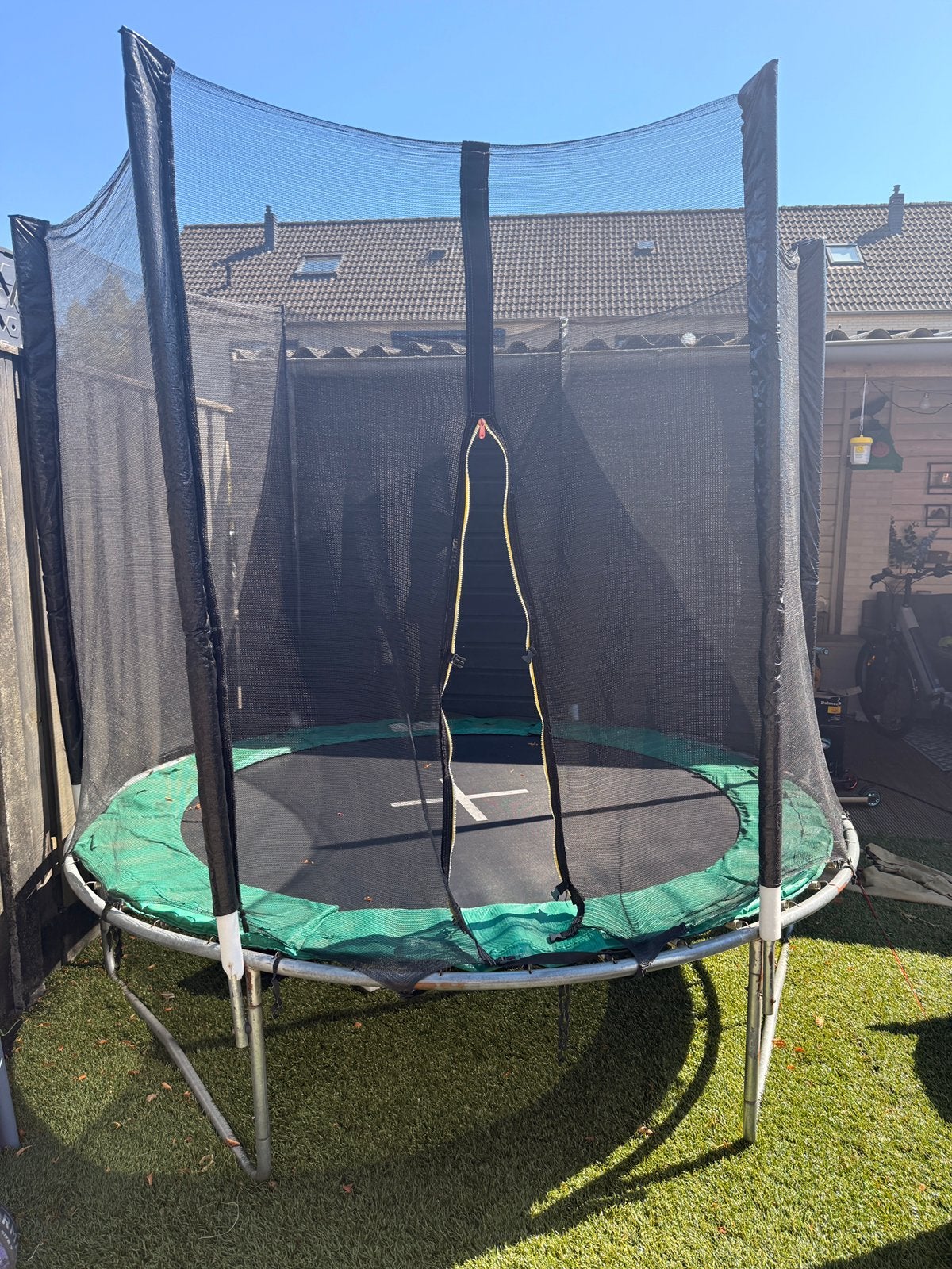 Trampoline 240cm, Ophalen, Zo goed als nieuw