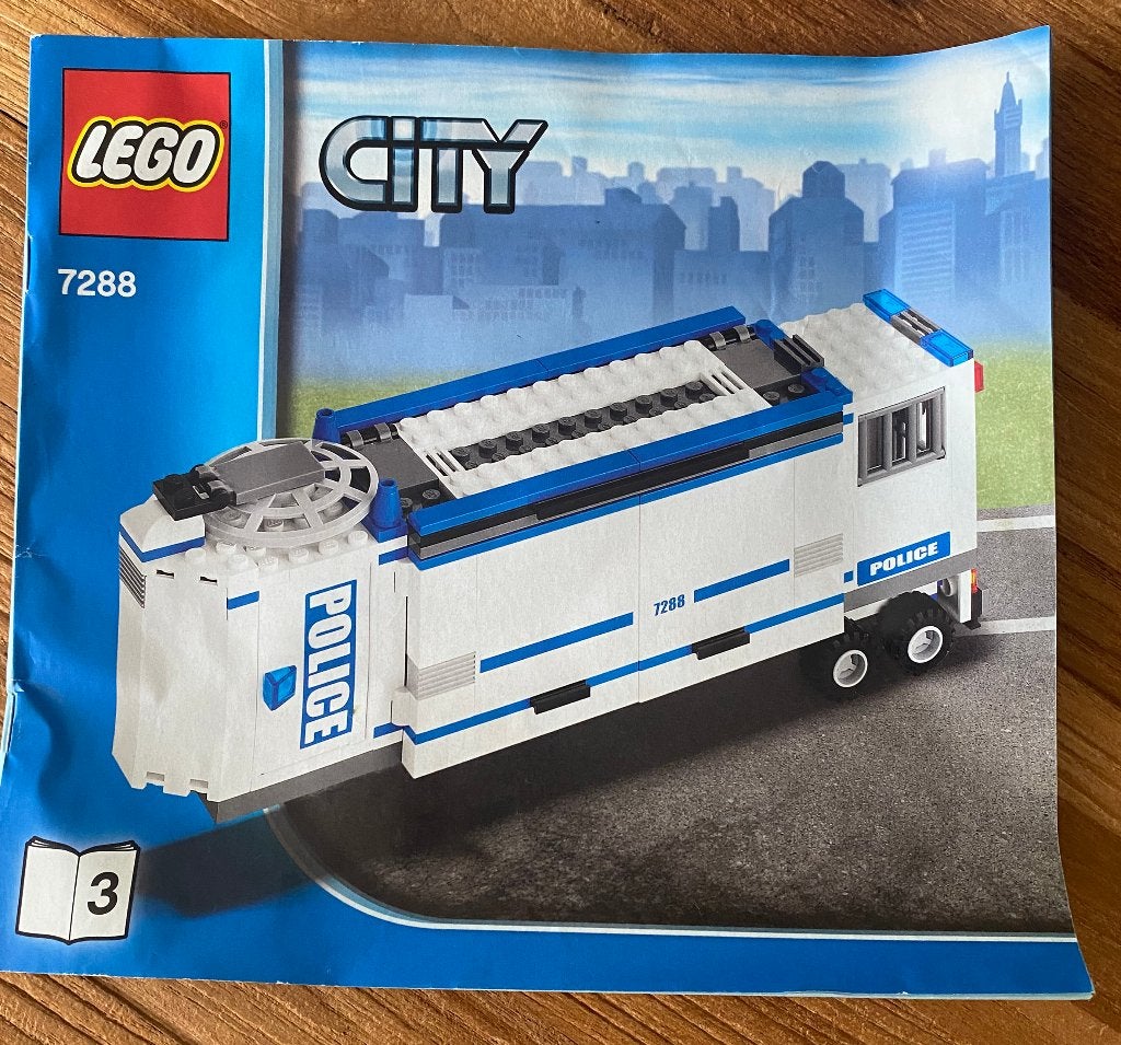 LEGO - 7288 - City Mobile Police Unit, Lego, Ophalen of Verzenden, Inclusief instructies, Complete set