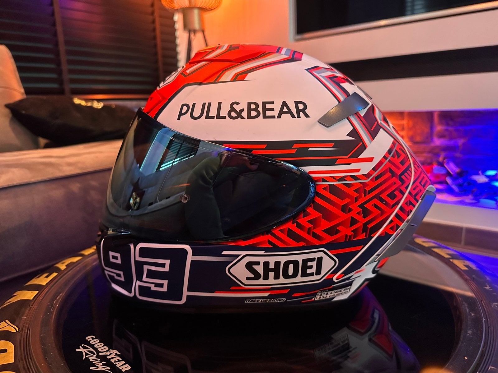 Shoei X-Spirit 3 marc marquez Maat L zgan, Motoren, Kleding | Motorhelmen, Heren, Integraalhelm, L, Shoei, Tweedehands, Ophalen of Verzenden