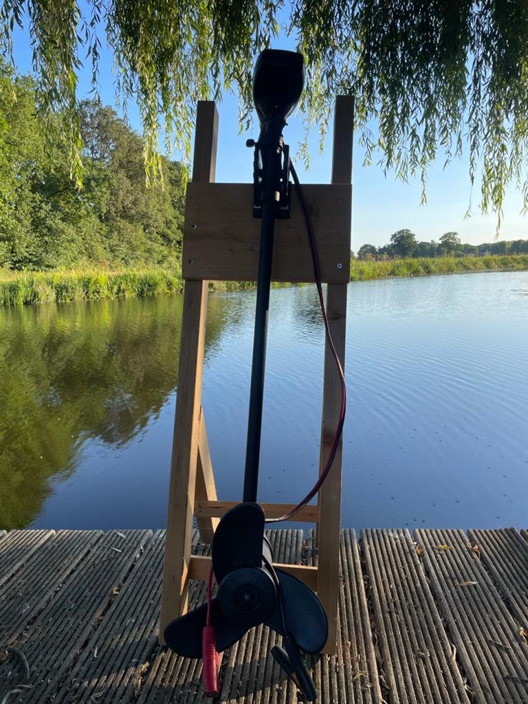 Fluistermotor talamex, Watersport en Boten, Ophalen, Zo goed als nieuw, Motor en Techniek