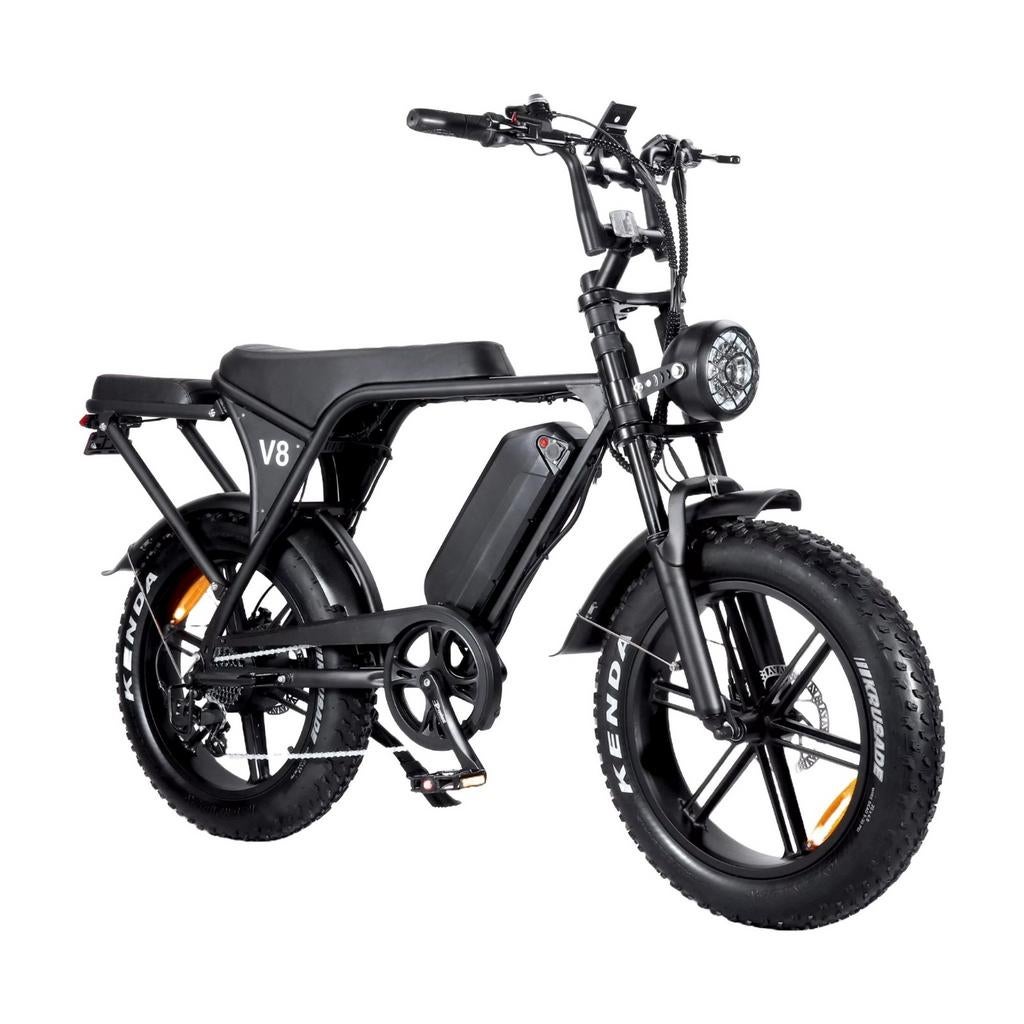 Nieuwe V8 Fatbike E-bike - Krachtige Elektrische Fiets, Fietsen en Brommers, Elektrische fietsen, Nieuw, 51 tot 55 cm, 50 km per accu of meer