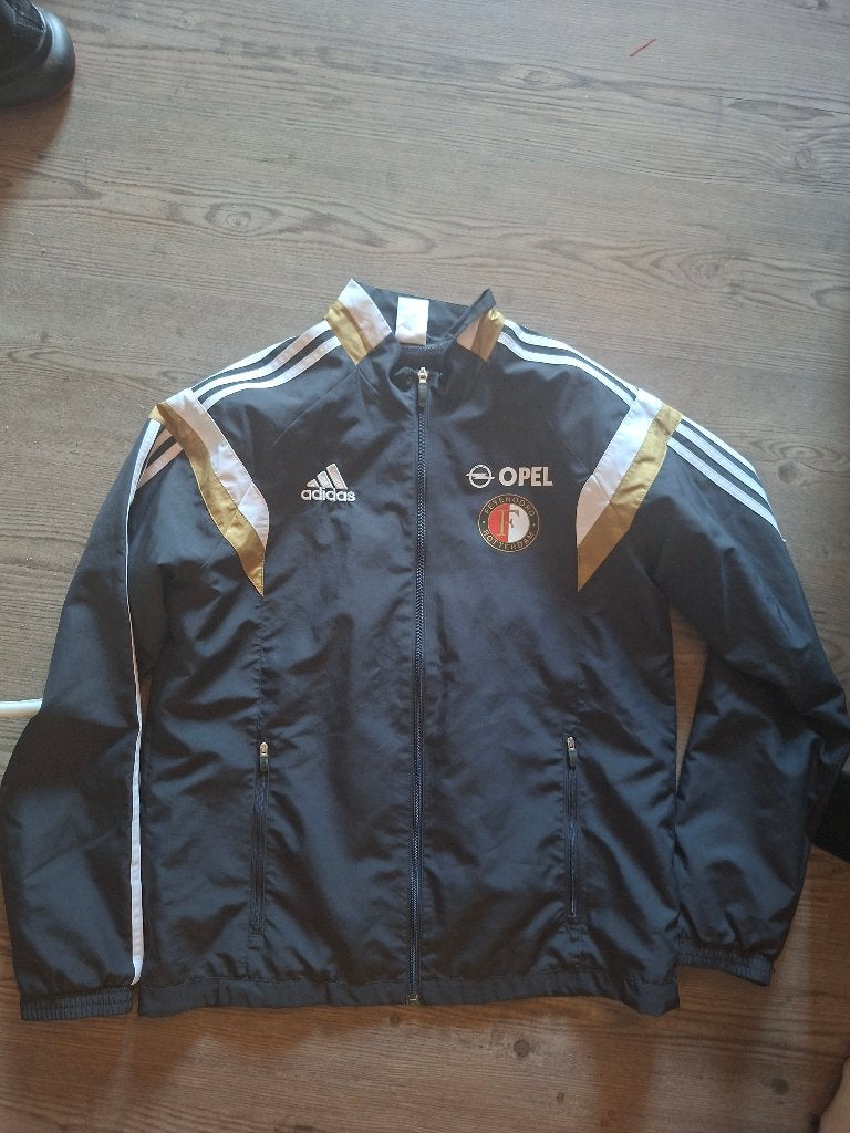 Feyenoord trainingsjas maat m, Ophalen of Verzenden, Zo goed als nieuw, Adidas, Voetbal