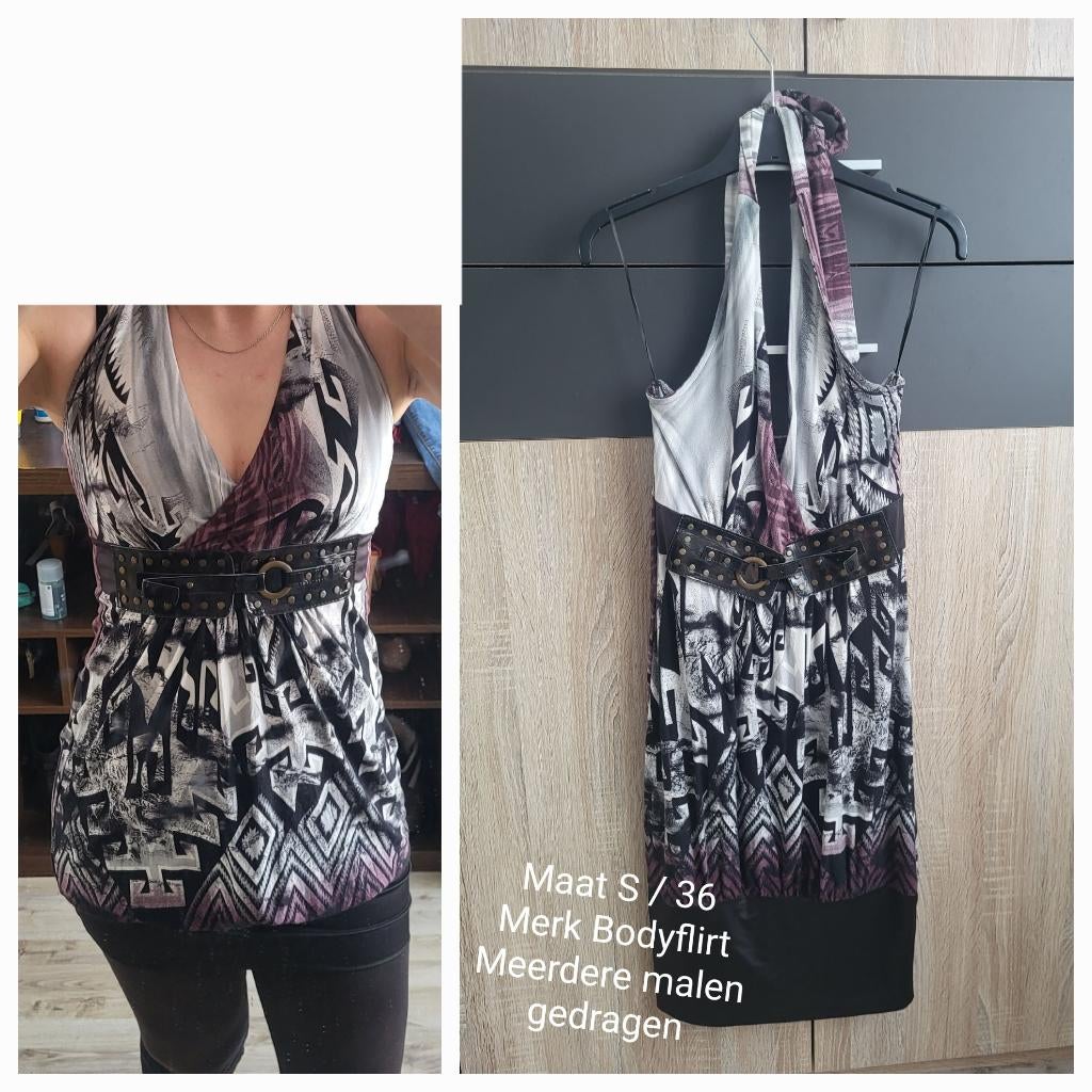Zomerjurkjes en feestjurkjes nodig?, Blauw, Ophalen of Verzenden, Zo goed als nieuw, Maat 36 (S)