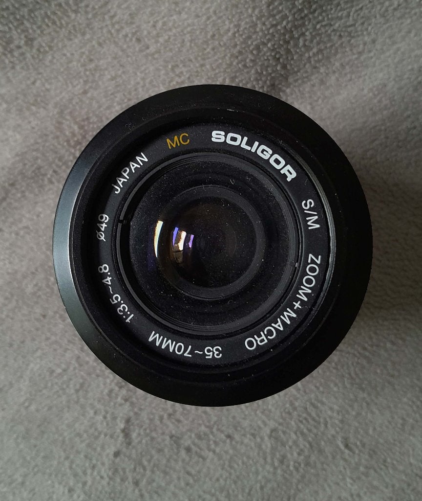 Soligor MC S/M Zoom+Macro 35-70mm f/3.5-4.8, Ophalen of Verzenden, Macrolens, Zoom