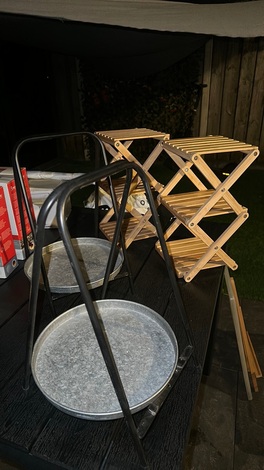 Verschillende decoratie plateaus, Tuin en Terras, Ophalen, Gebruikt