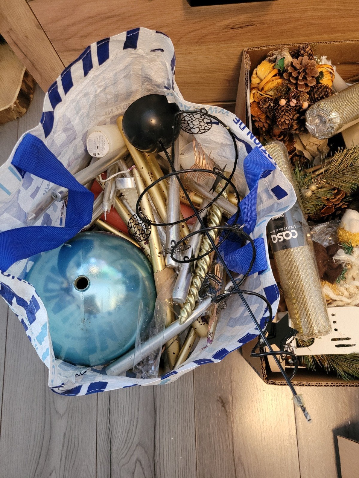 kerstspullen, Ophalen