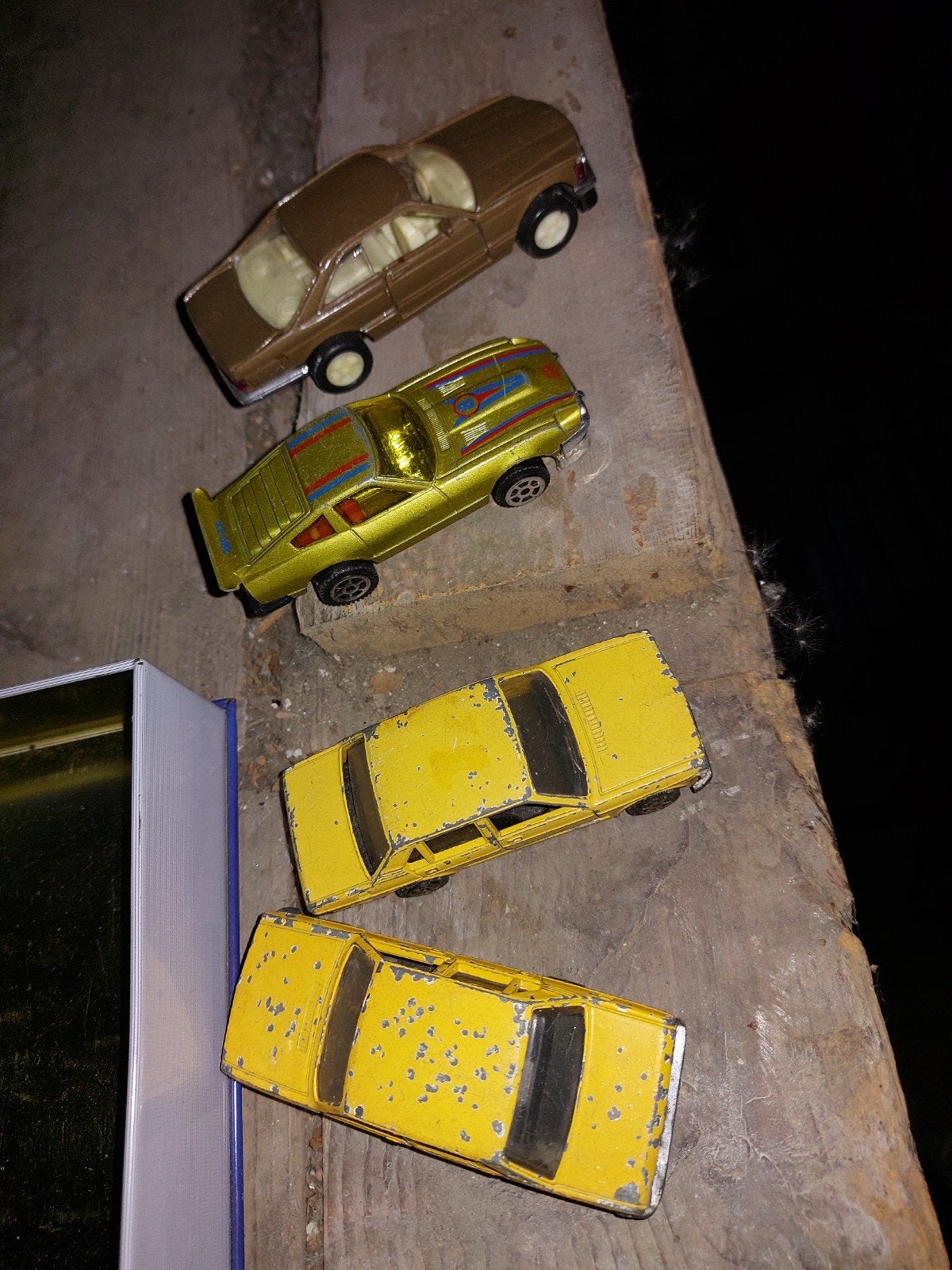 Oude speelgoedauto's: Fiat, Datsun en Mercedes, Verzamelen, Speelgoed, Ophalen of Verzenden
