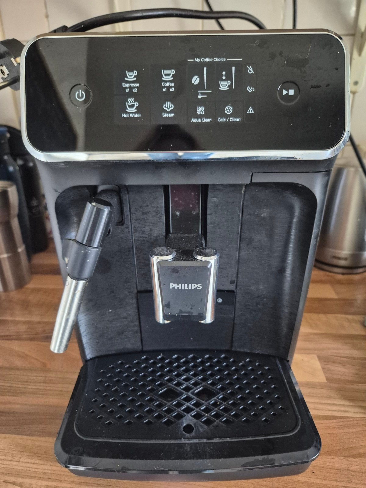 Philips volautomatische espressomachine, Espresso apparaat, Koffiebonen, Zo goed als nieuw, 2 tot 4 kopjes