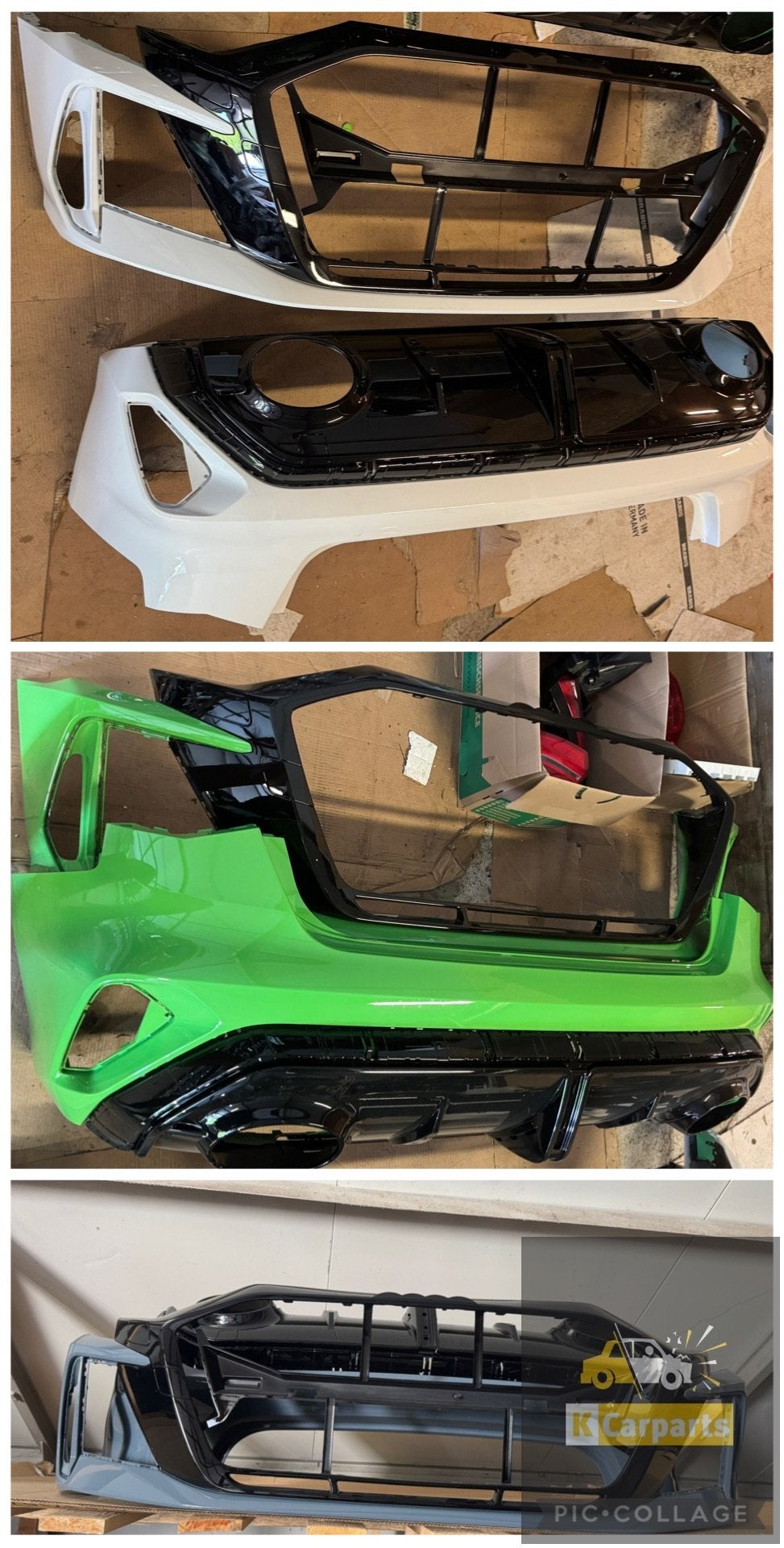 Voorbumper achterbumper set Audi A3 8Y Facelift RS3 8Y580751, Auto-onderdelen, Carrosserie en Plaatwerk, Bumper, Audi, Achter