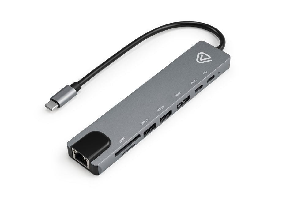 8-in-1 USB-adapter, Computers en Software, Dockingstations, Ophalen of Verzenden, Gebruikt