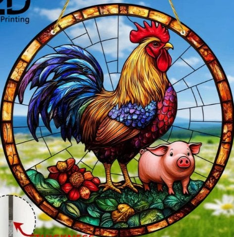 Raamhanger Haan met Varken, Ophalen of Verzenden, Nieuw