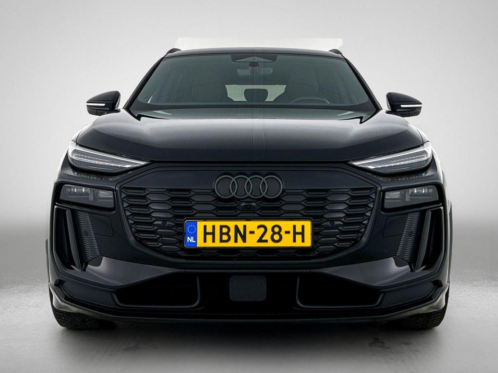 Audi Q6 e-tron S edition performance 100 kWh 306 PK | S-line, Auto's, Audi, 12 maanden, Gebruikt, Leder en Stof, Zwart