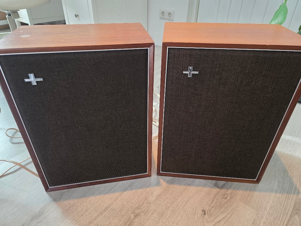 Philips 22RH426 3-weg hifi-luidsprekers set, 1974, Finland, Philips, Gebruikt, Inclusief kabels, Ophalen of Verzenden