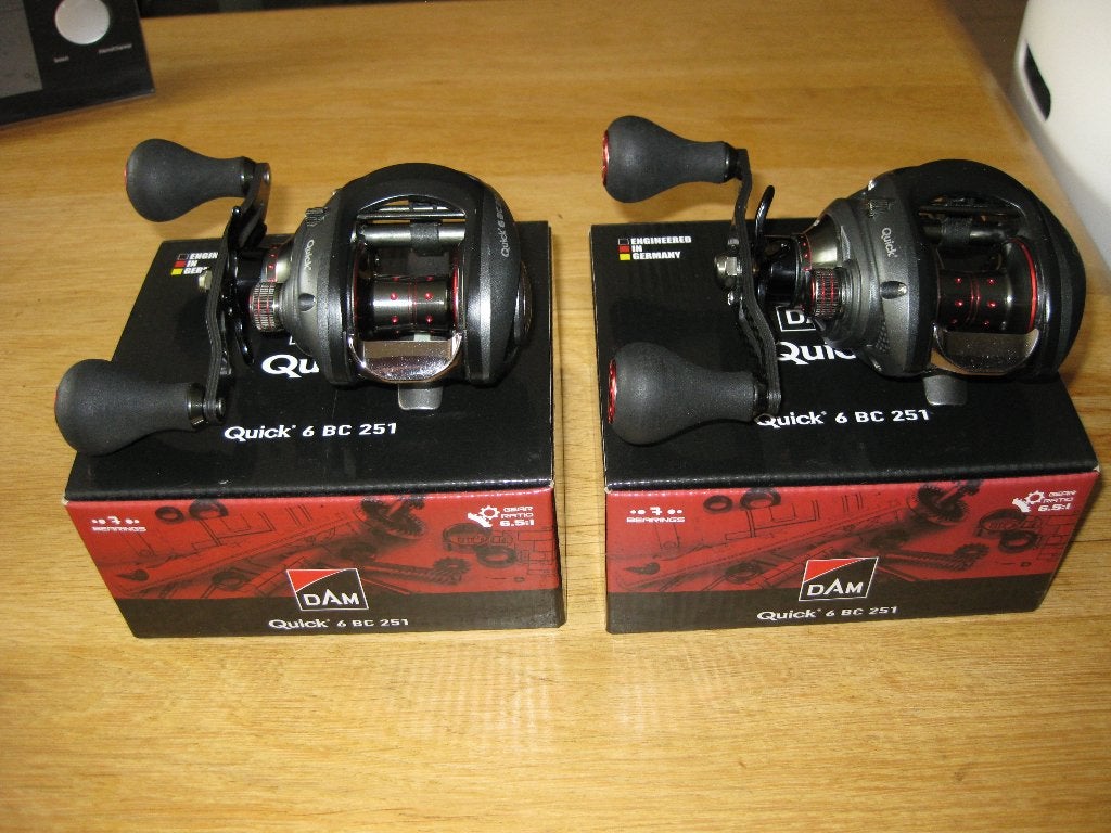 Dam Quick 6 BC 251 roofvis reels, Ophalen of Verzenden, Zo goed als nieuw, Overige typen