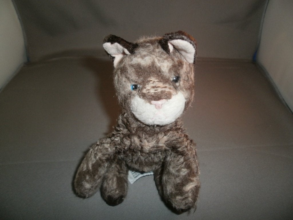 whiskers vintage poes/kat bruin/crème gestreept wit snuitje, Korrelvulling, Ophalen of Verzenden, Zo goed als nieuw, Kat