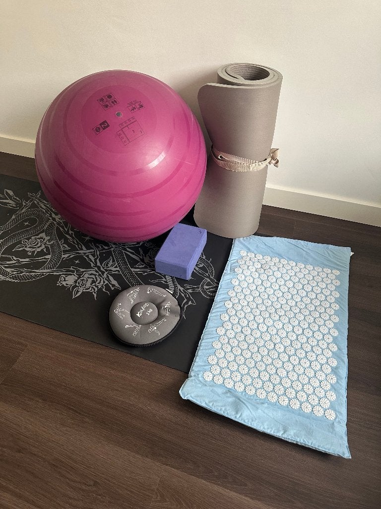 Complete yoga & fitness set, Ophalen, Zo goed als nieuw, Overig