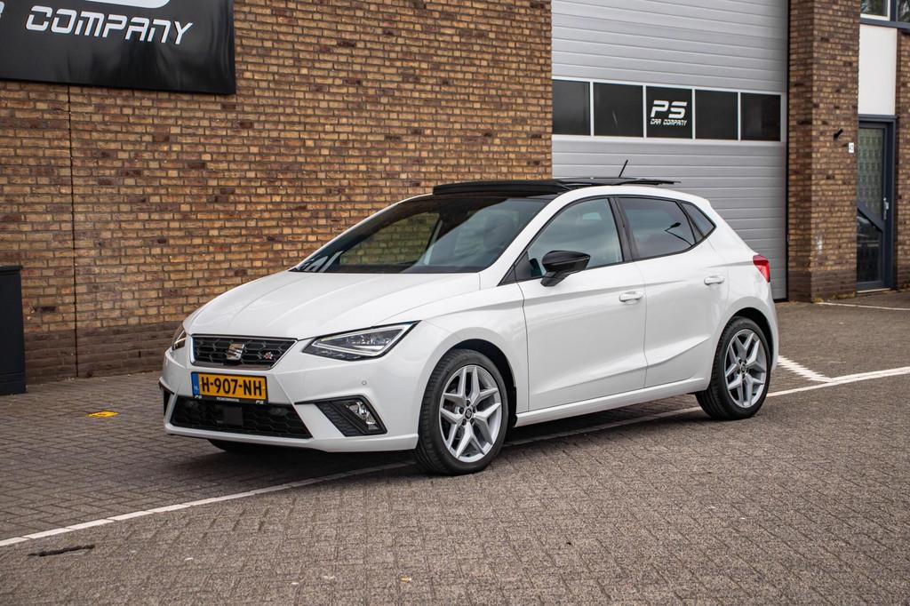 Seat Ibiza 1.0 TSI FR, Origineel NL, Pano, Carplay, Keyless, Voorwielaandrijving, Stof, 95 pk, Met garantie (alle)