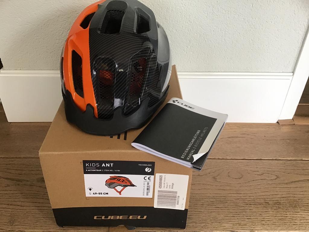 CUBE kinderhelm S 49-55 cm, Fietsen en Brommers, Fietsaccessoires | Fietshelmen, Ophalen of Verzenden, Gebruikt, S, Jongen of Meisje