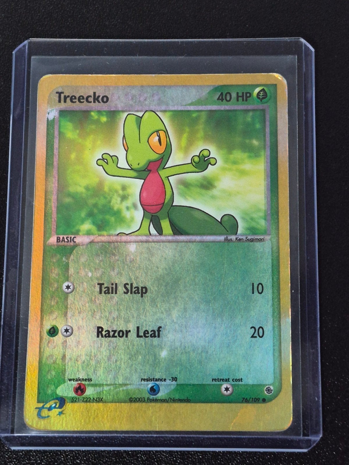 Treecko Pokémon Kaart (2003) - Zo goed als nieuw, Ophalen of Verzenden, Zo goed als nieuw, Losse kaart