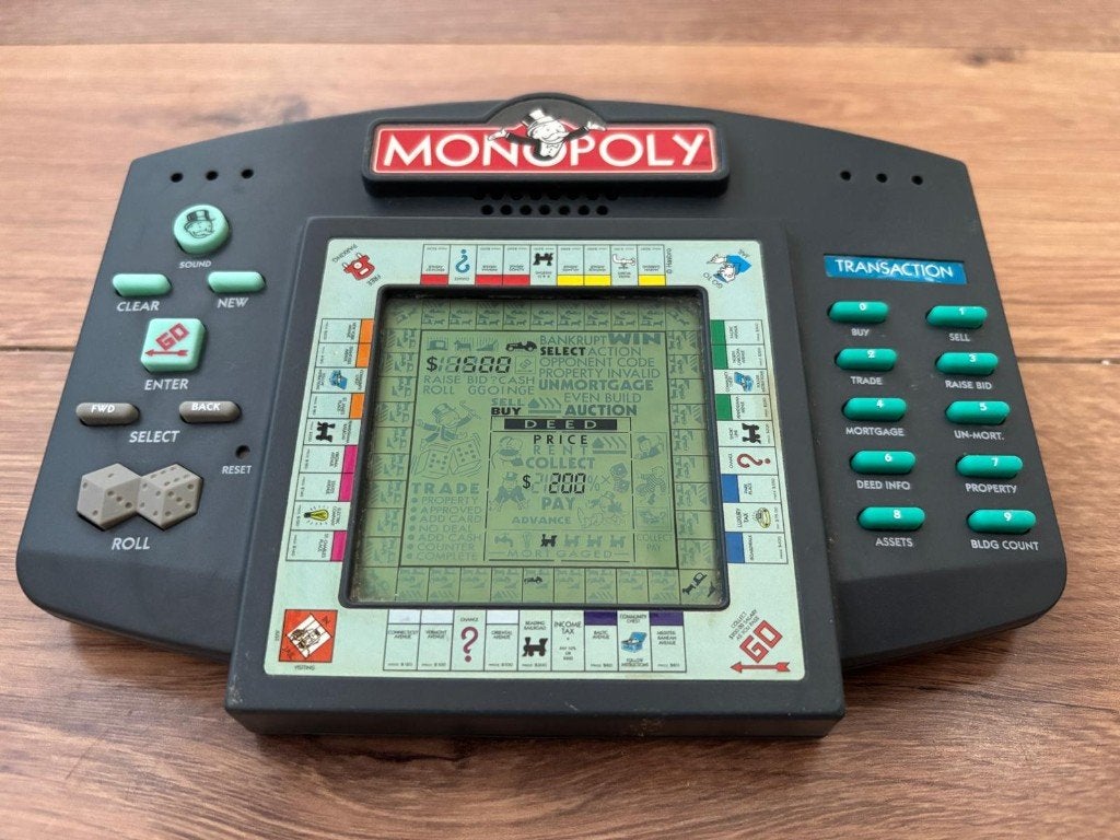 Monopoly handheld spelcomputer (Hasbro), Ophalen of Verzenden, Gebruikt, Hasbro